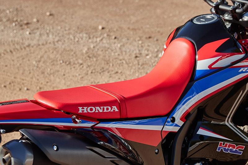 2021 Honda CRF300L Rally review seat