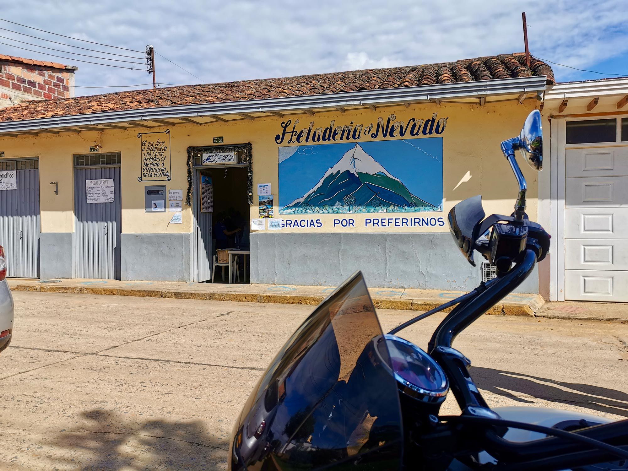 The Heladeria Nevado is very popular among locals for its unique and sometimes a little too bizarre ice cream flavors.