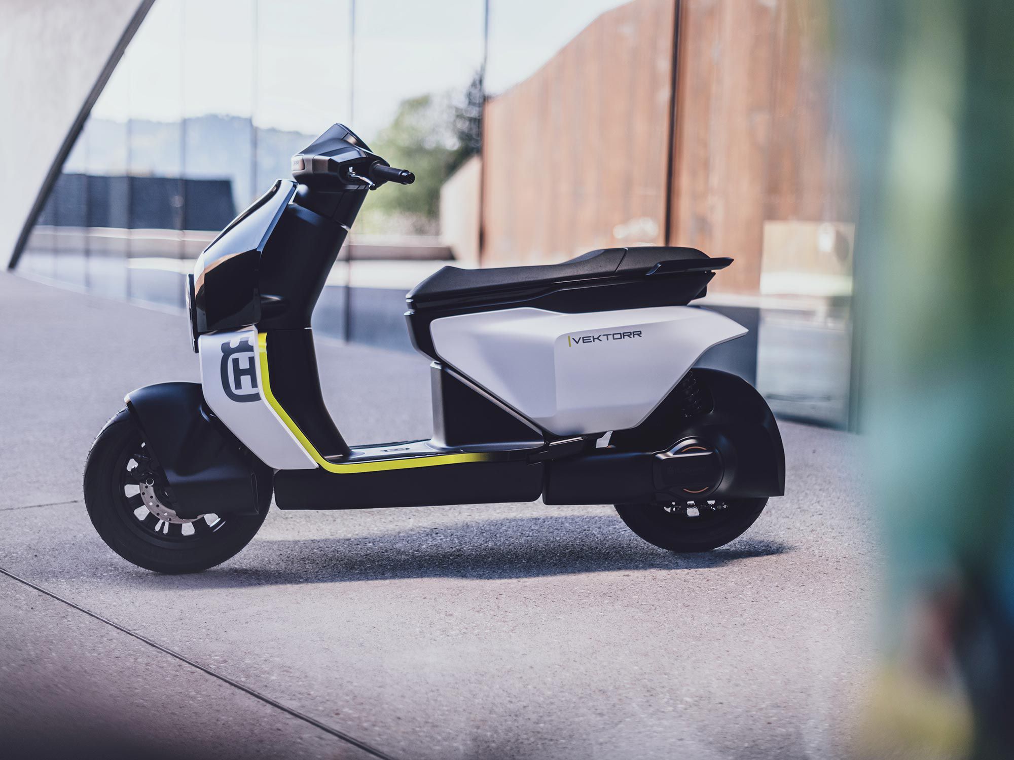 No word yet on when and where the Vektorr electric scooter will be available.