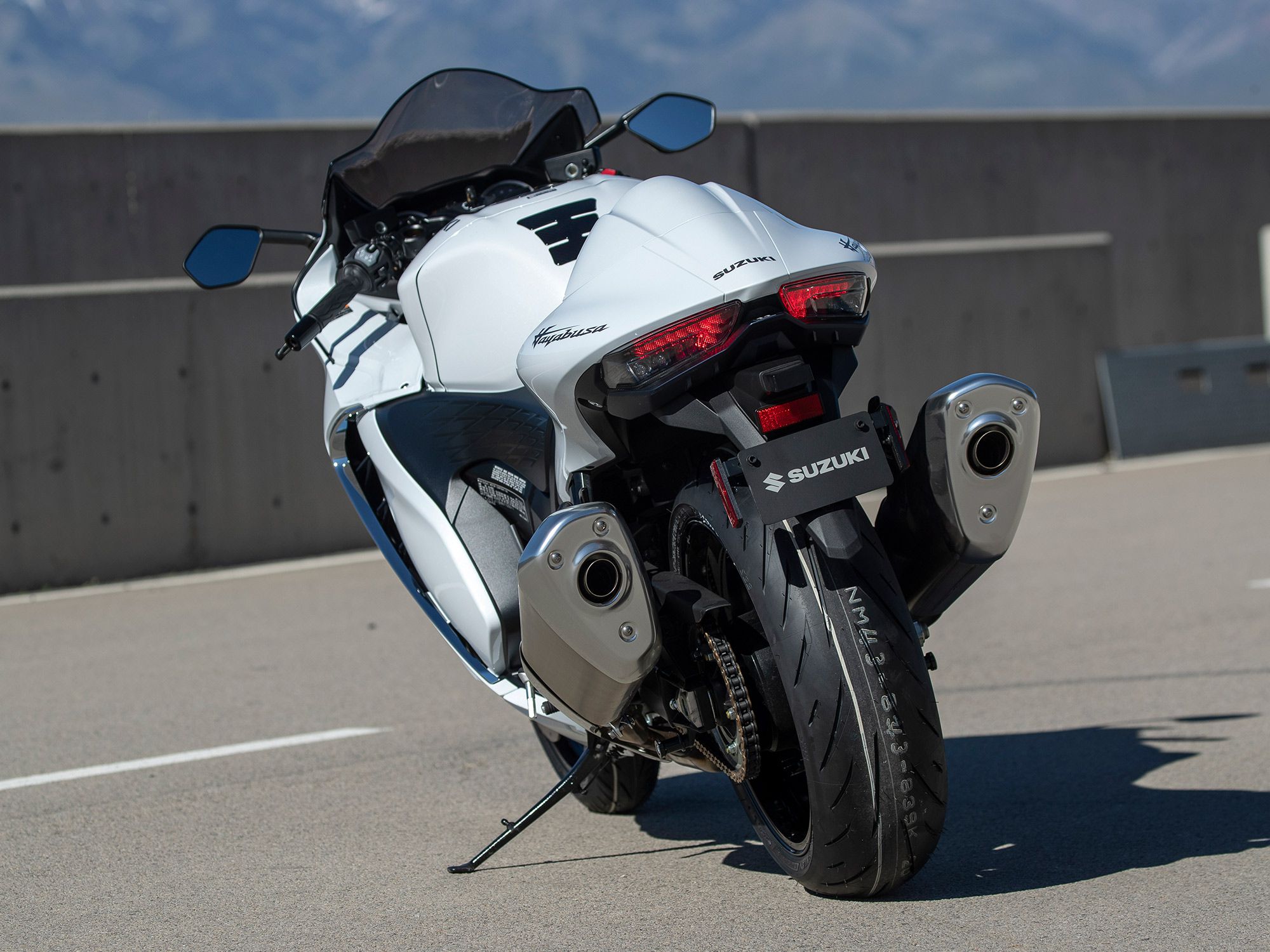 Leaner and meaner, the Hayabusa is sure to turn heads with its wind-tunnel-born styling.