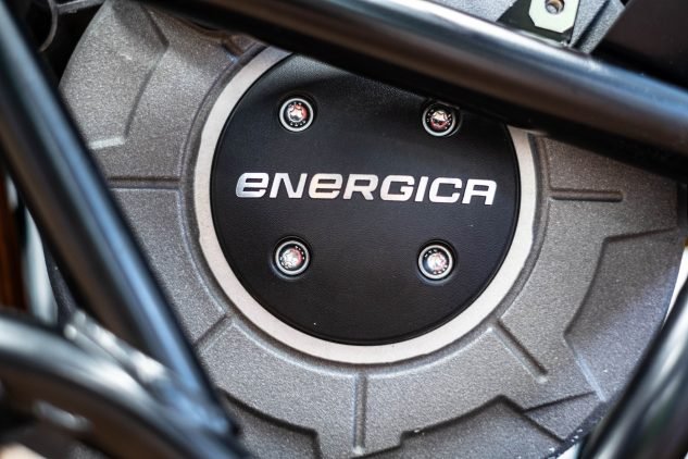 Energica EMCE motor closeup