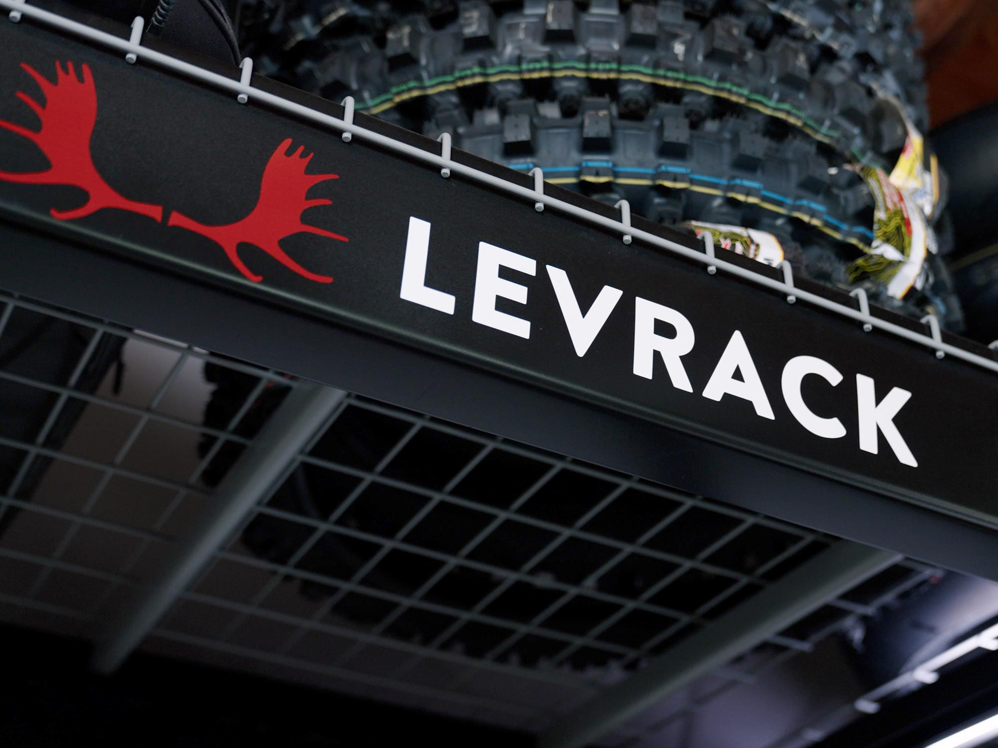 Levrack storage systems are manufactured in eastern Nebraska. They are sturdy and easy to assemble with the aid of a friend.