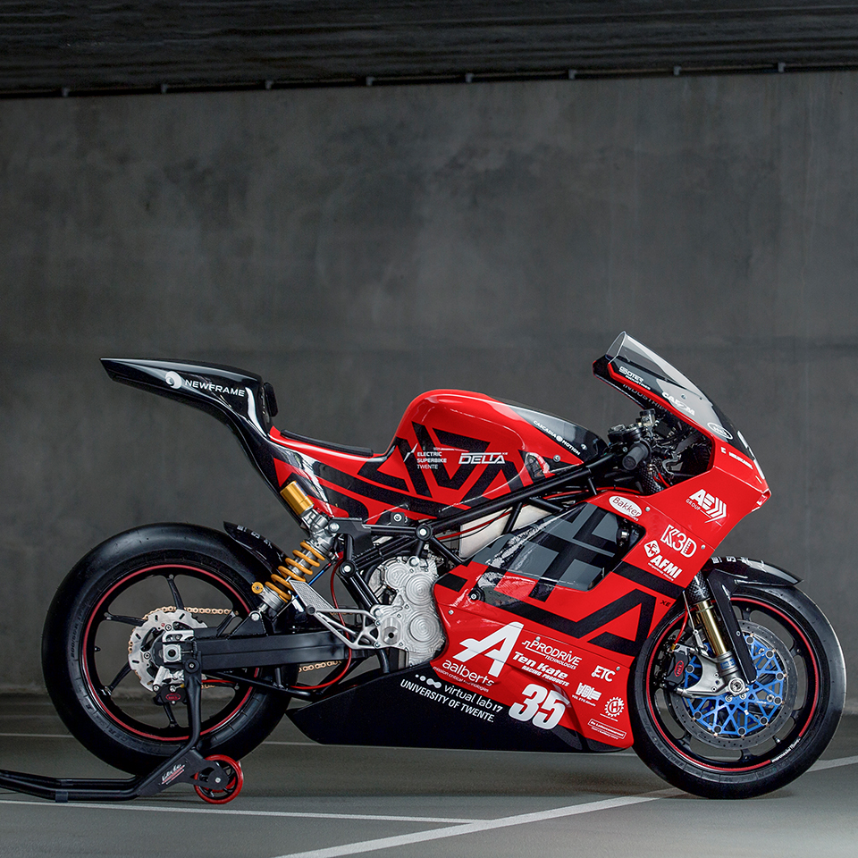 Delta-XE, the new electric Superbike from Electric Superbike Twente
