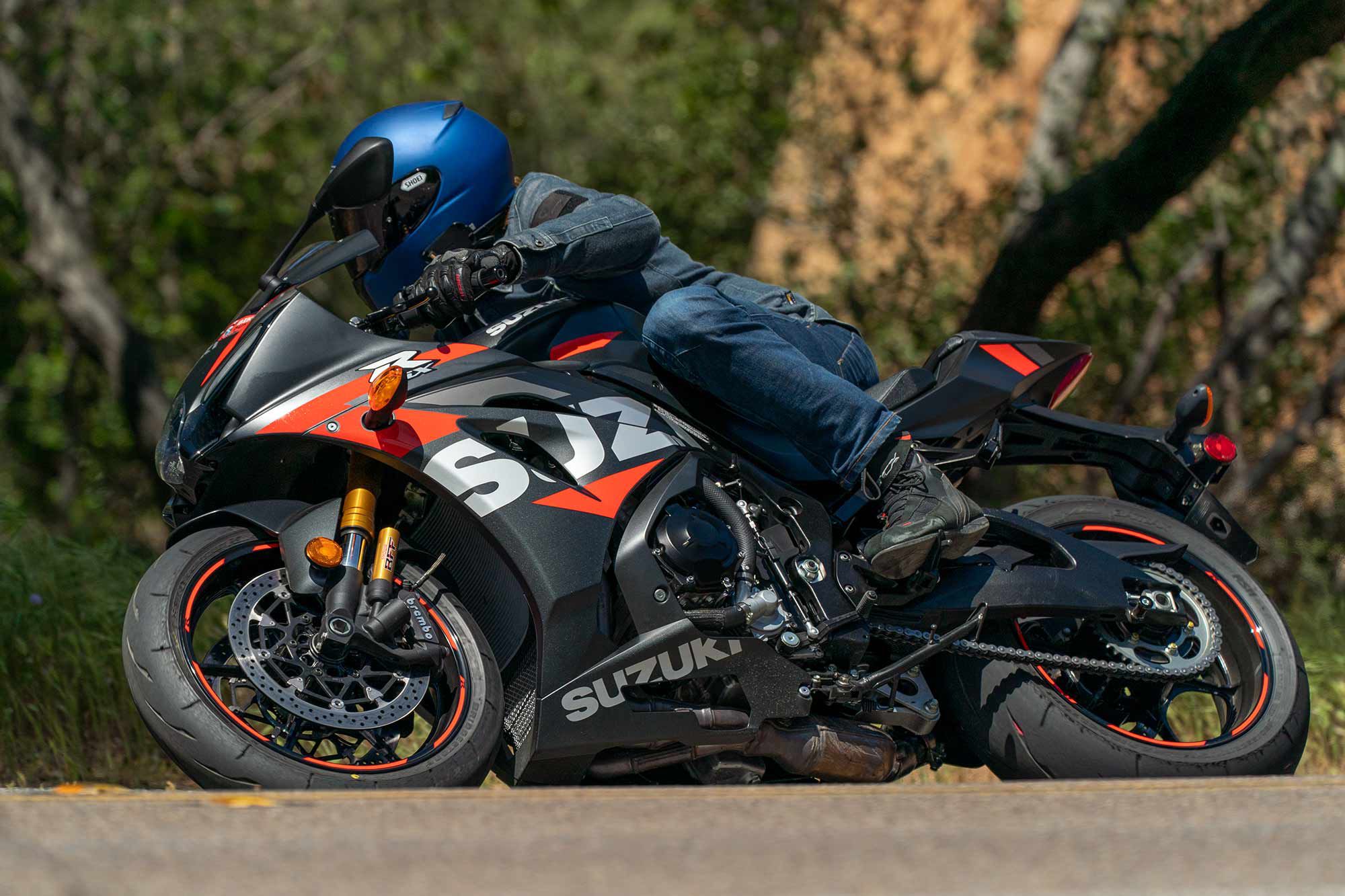 Suzuki offers plenty of bang for the buck with its up-spec GSX-R1000R superbike ($17,749).