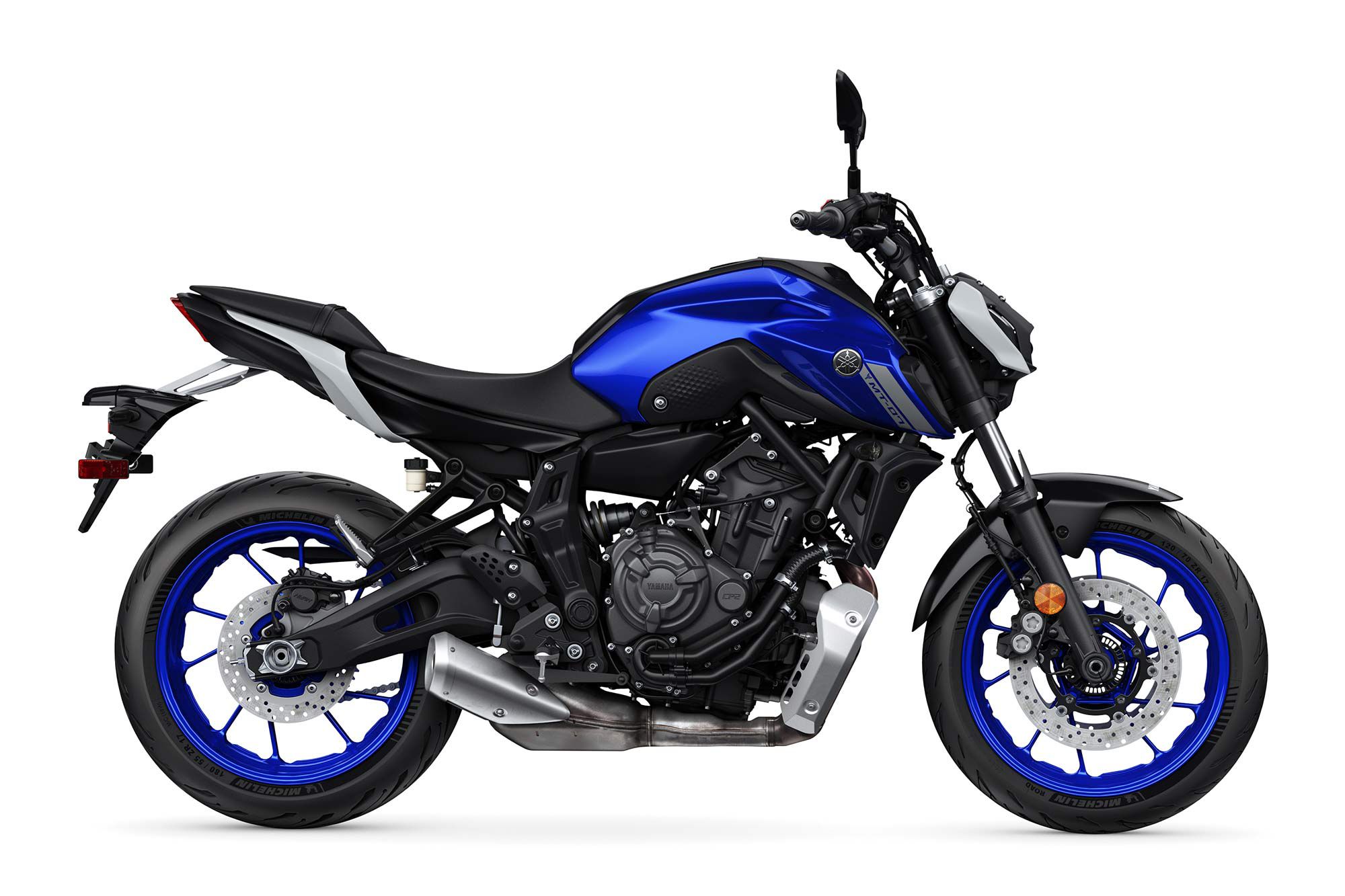 2021 Yamaha MT-07 (Blue).