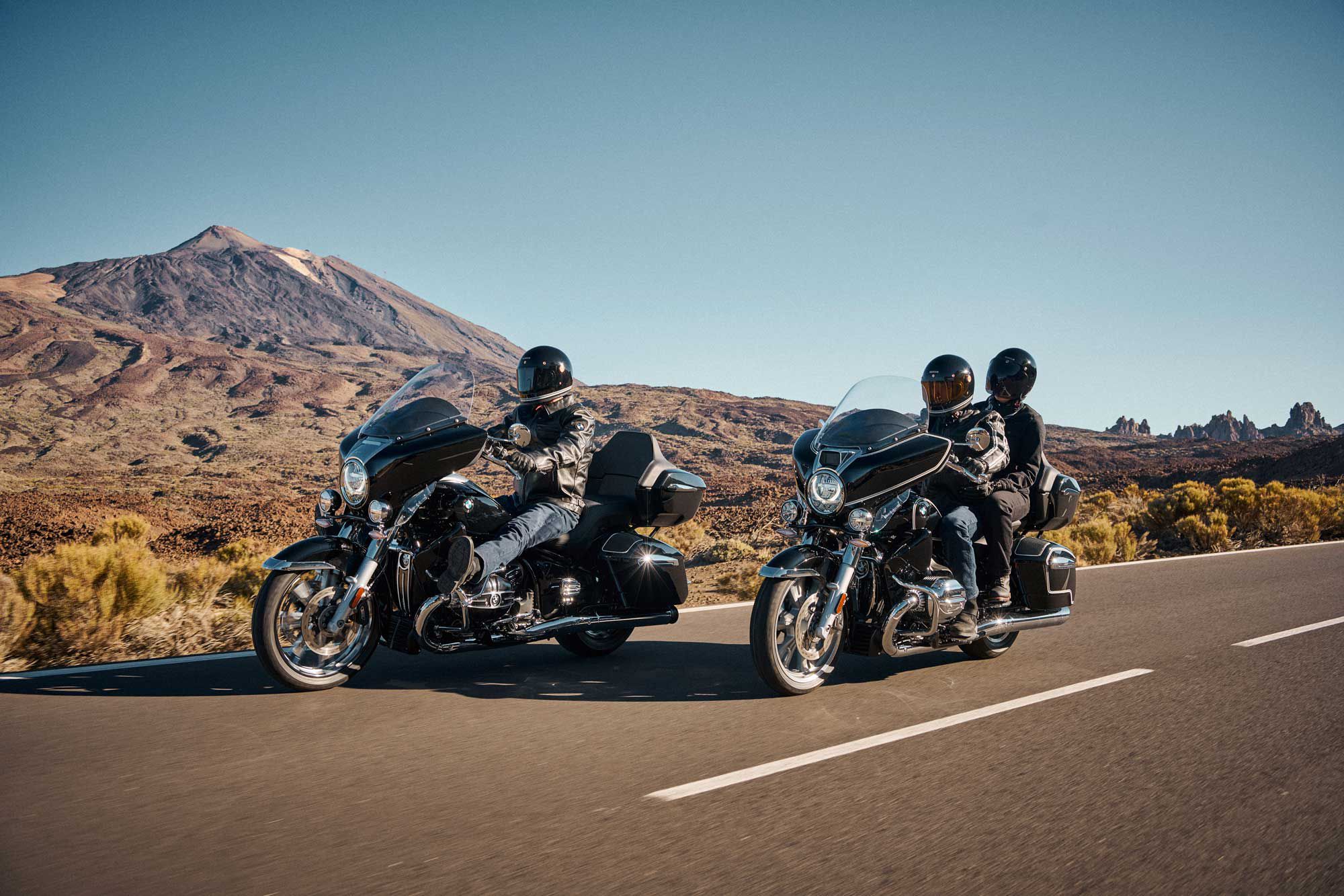 Either two-up or solo, the R 18 Transcontinental promises to be a comfortable and capable touring rig.