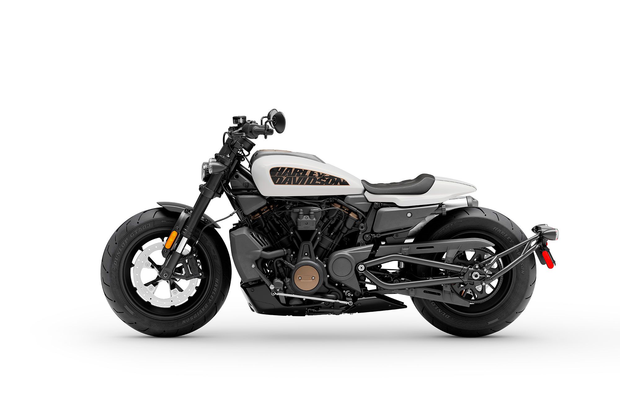 2021 Harley-Davidson Sportster S in Stone Washed White Pearl.