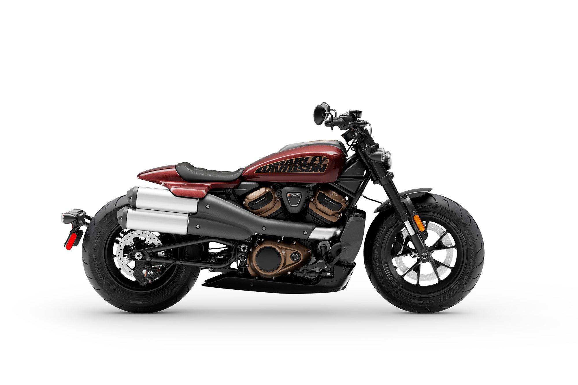 2021 Harley-Davidson Sportster S in Midnight Crimson.