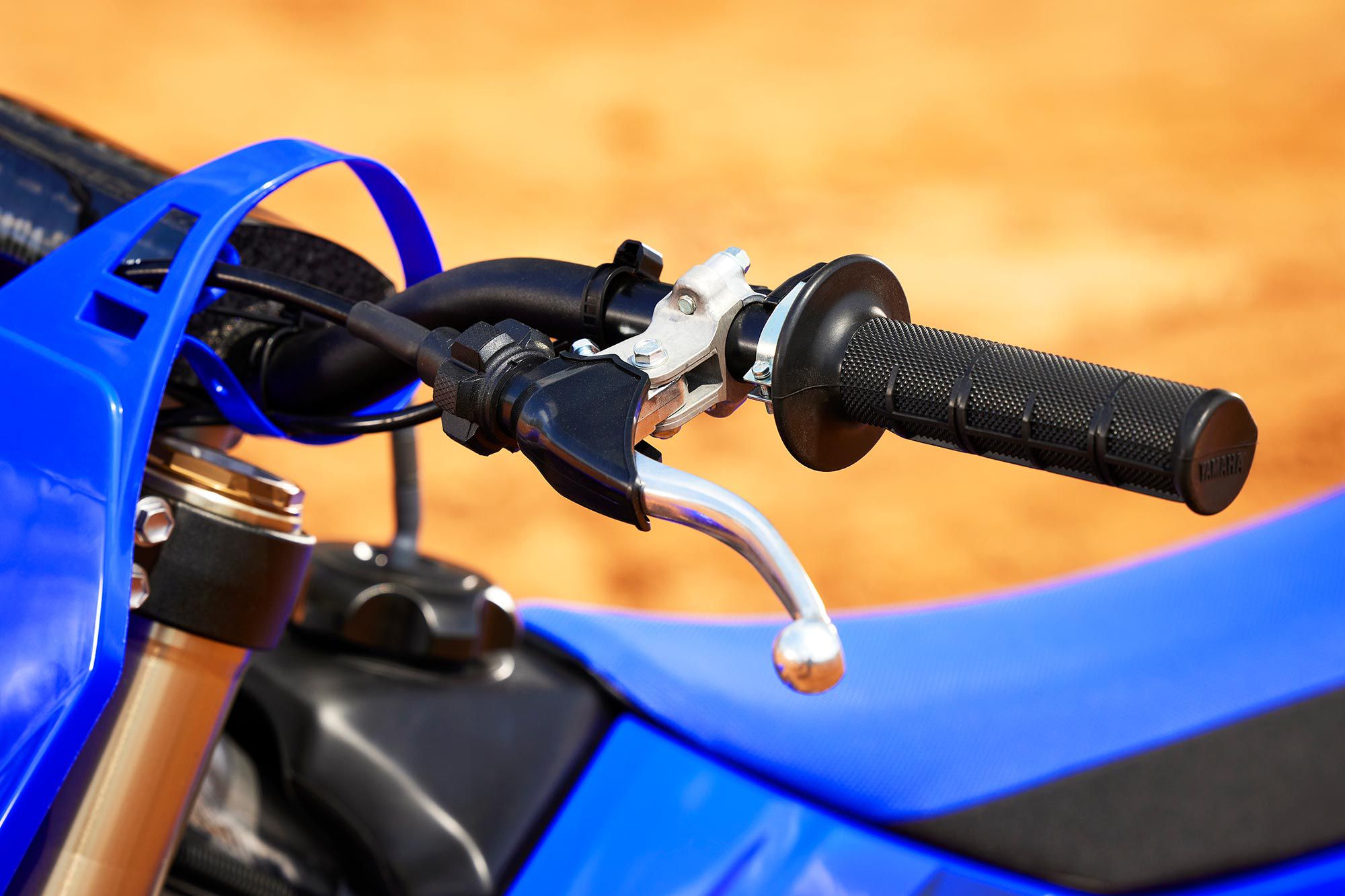 The clutch lever is adjustable.