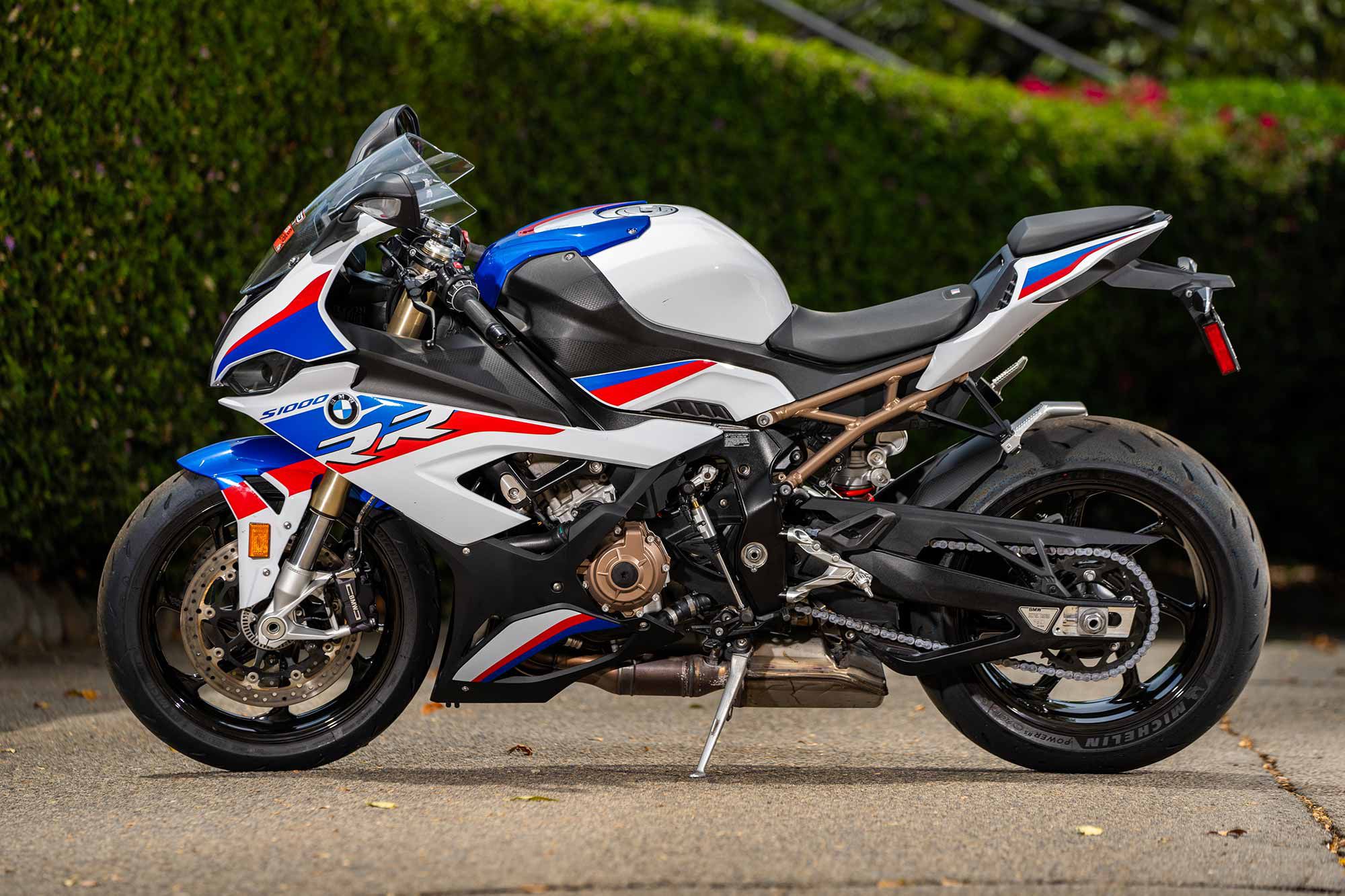 We swing a leg over BMW’s mighty 2021 S 1000 RR superbike in this review.