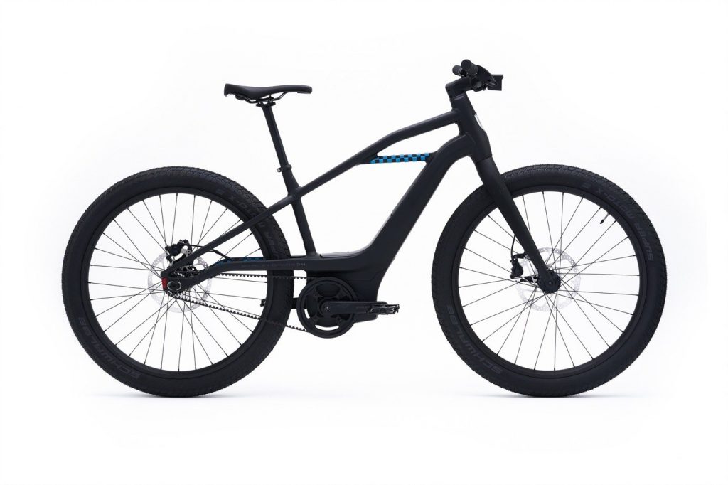 a side view of Serial 1 MOSH/CTY electric bicycle