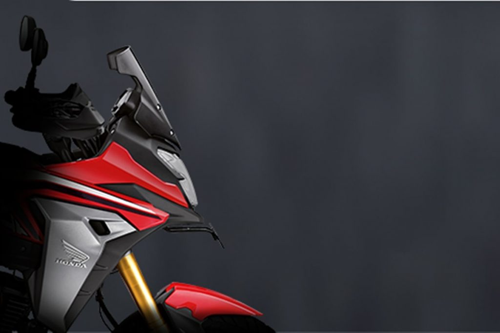 A sneak peek of the all-new 2021 Honda CB200X (previously thought the NX200) released to India this morning