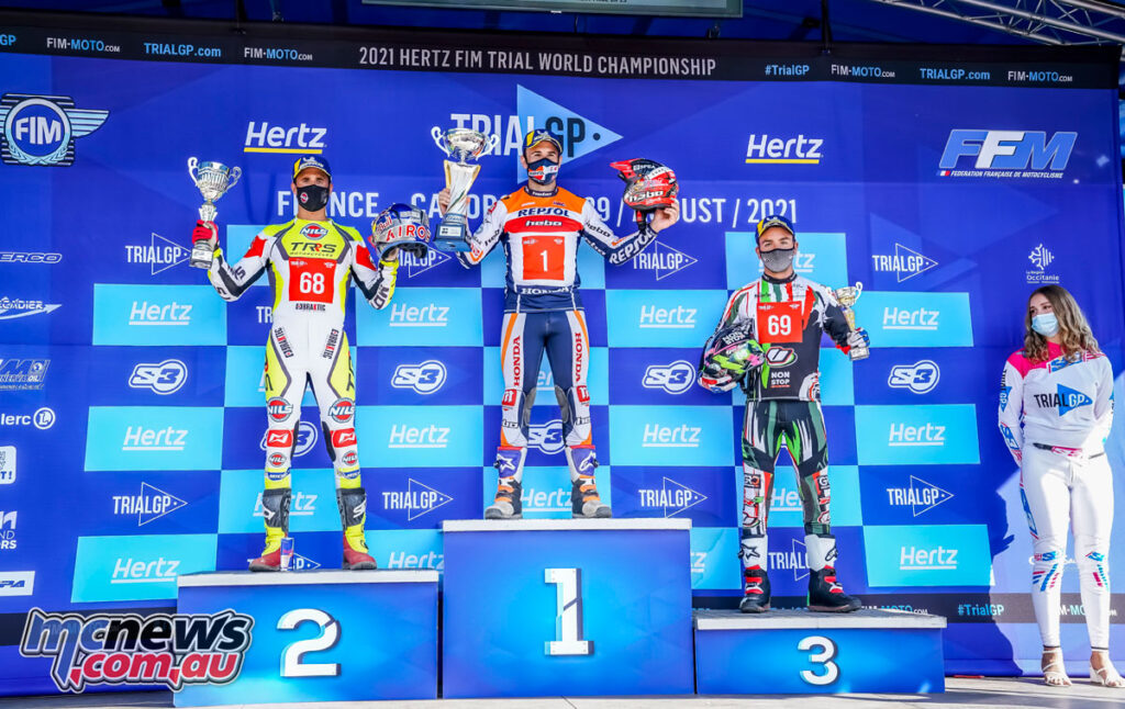 Toni Bou topped the podium in France