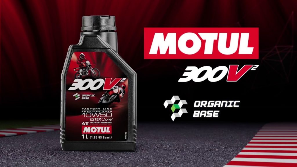 a view of Motul Racing lubricant oil - the stuff used in MotoGP 2021
