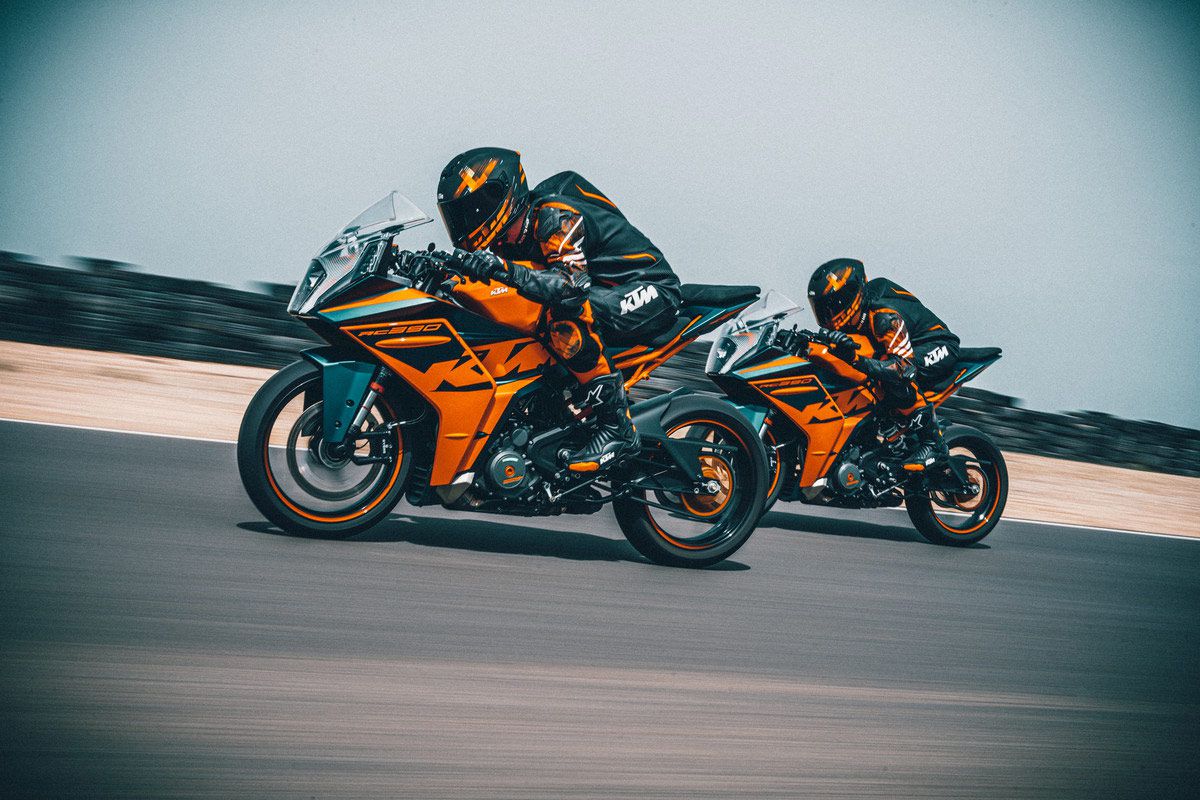 New bodywork is meant to give the RC 390 a racier profile and more aerodynamic efficiency.