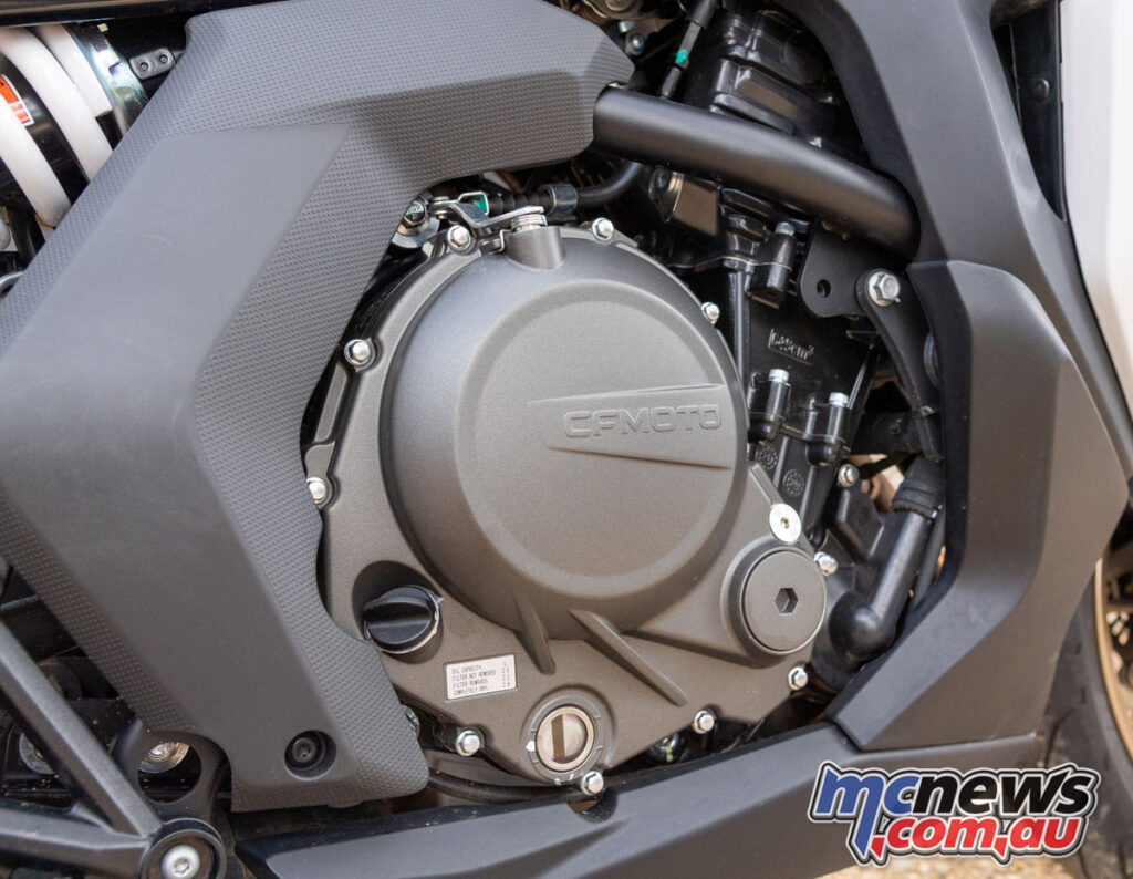 Gear ratios are well sorted on the CFMoto 650 GT