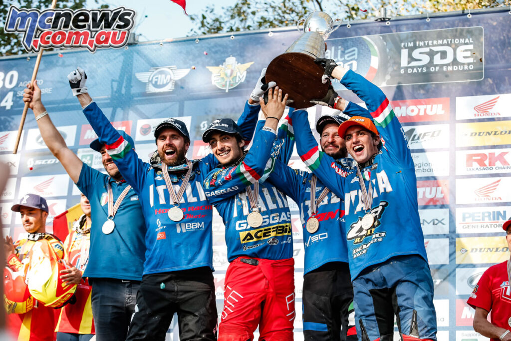 Italy has won the 2021 ISDE World Trophy
