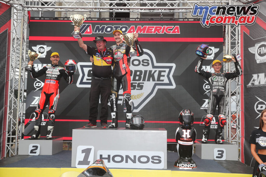 Scholtz won Race 2 from Baz and Gagne