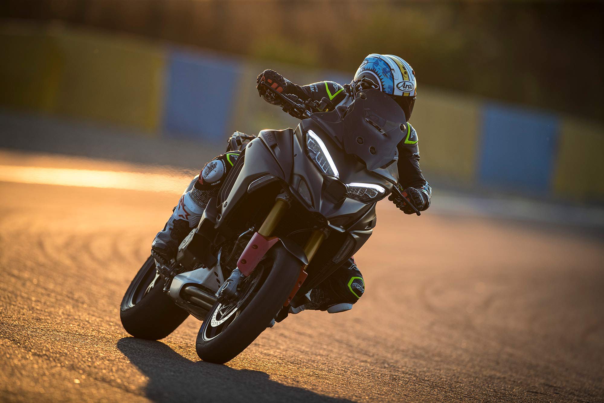 Rider aids will be completely new, with new settings and algorithms to match the new chassis and shorter-travel suspension.