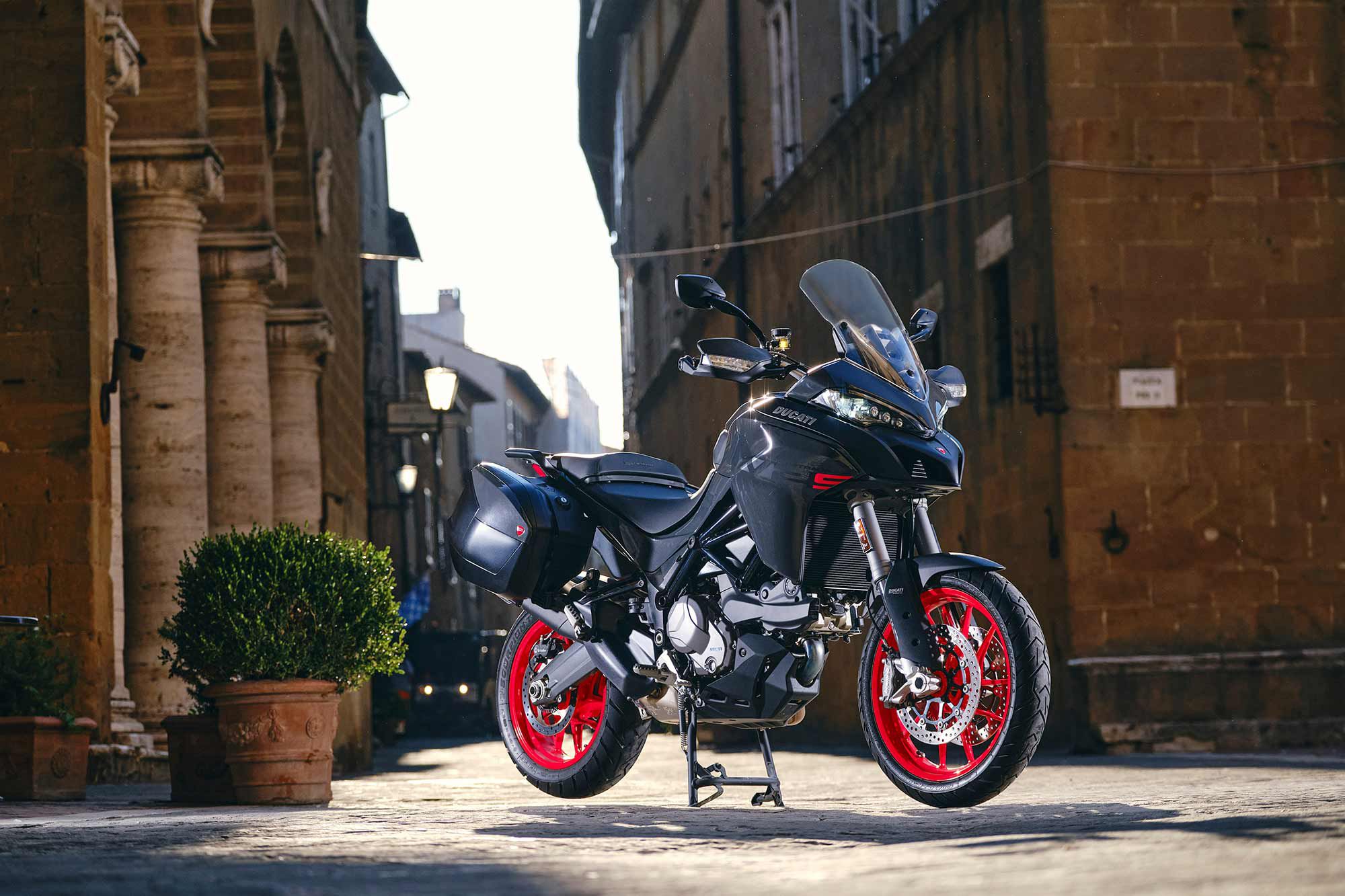 Designers refined the lines of the Multistrada from tip to tail.