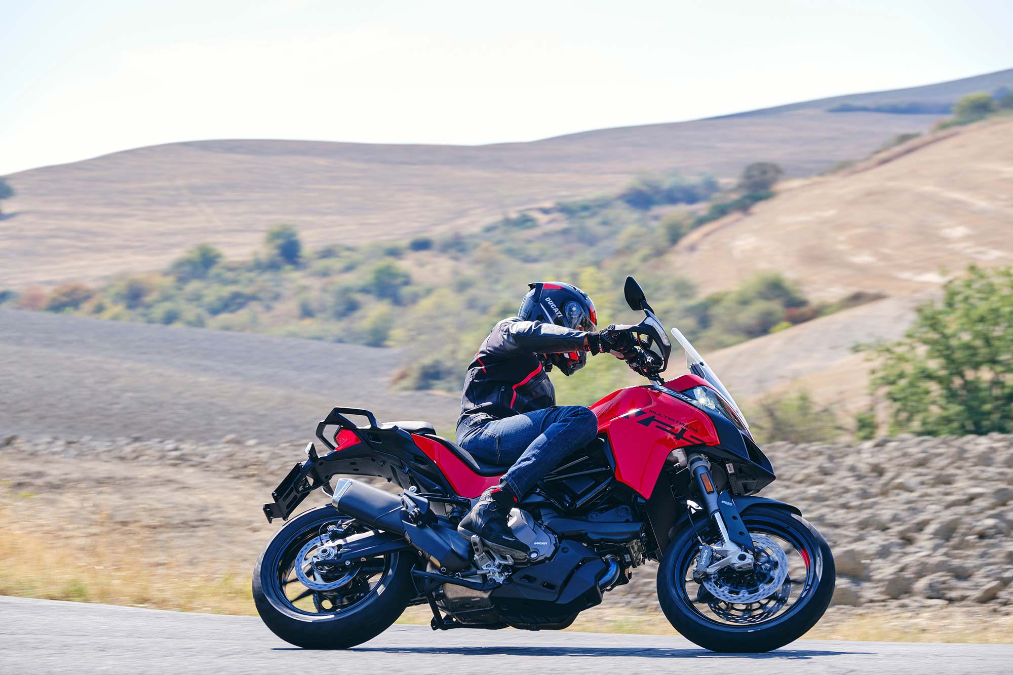 A host of electronic aids including Cornering ABS come standard on both versions of the Multistrada V2.
