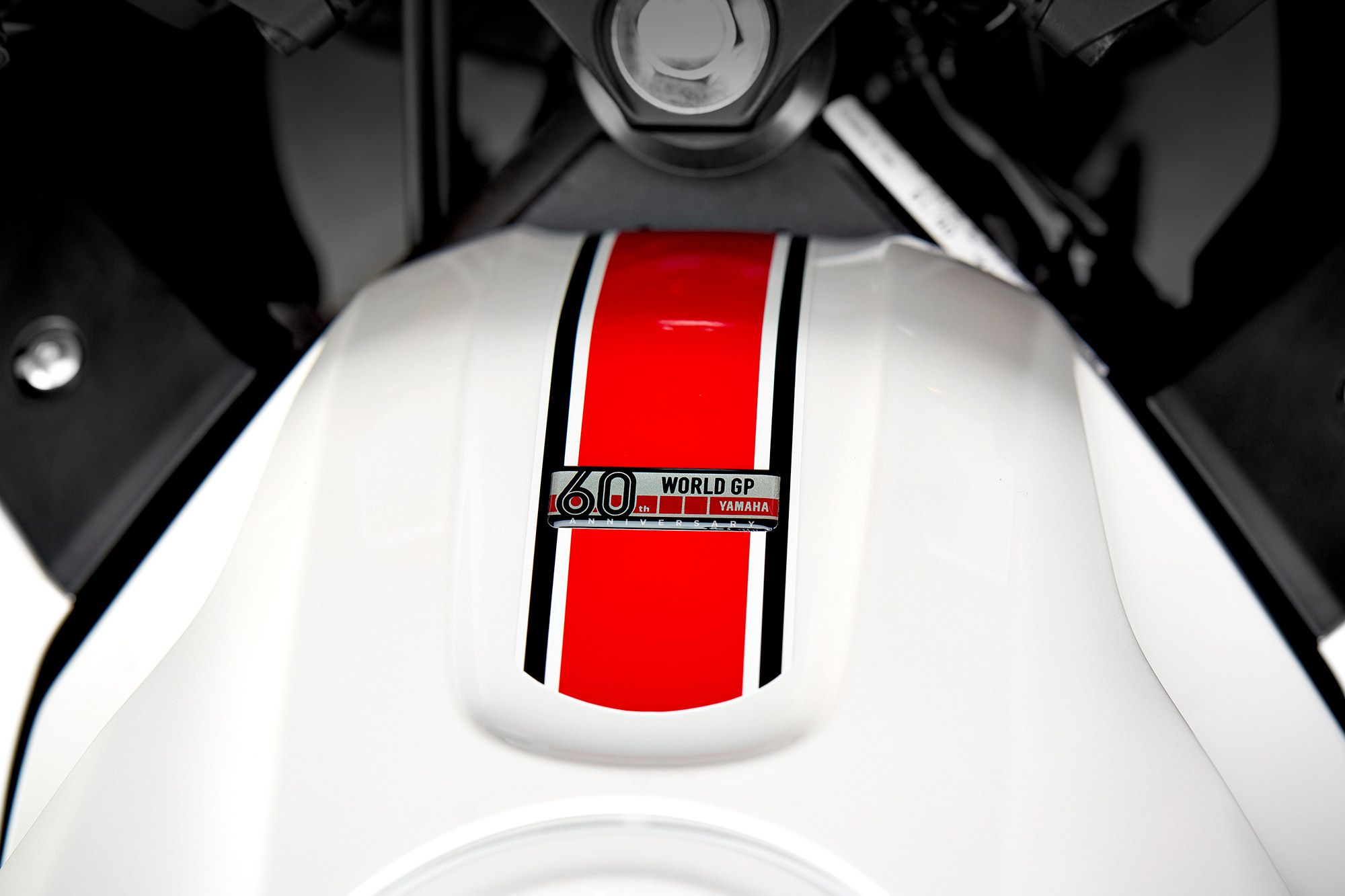 Special-edition badging on the 2022 YZF-R3.