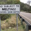 New roadworks on Mt Glorious melting tar reservations bitumen