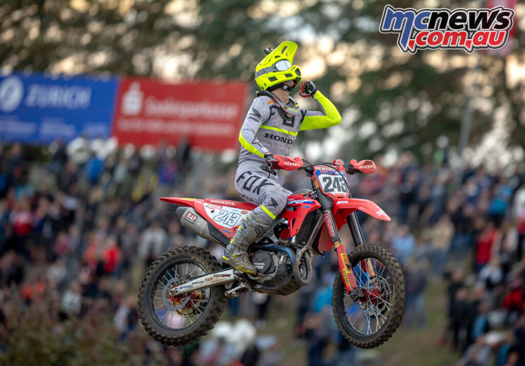 Tim Gajser victorious at the 2021 MXGP of Germany