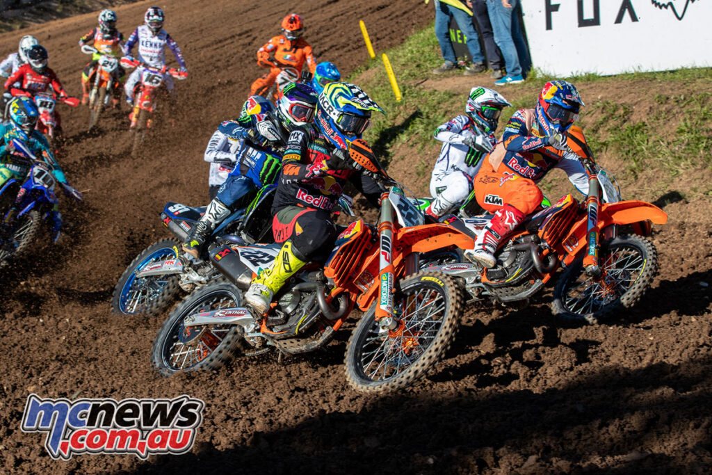 KTM dominated the 2021 MXGP of France, with both MXGP and MX2 wins