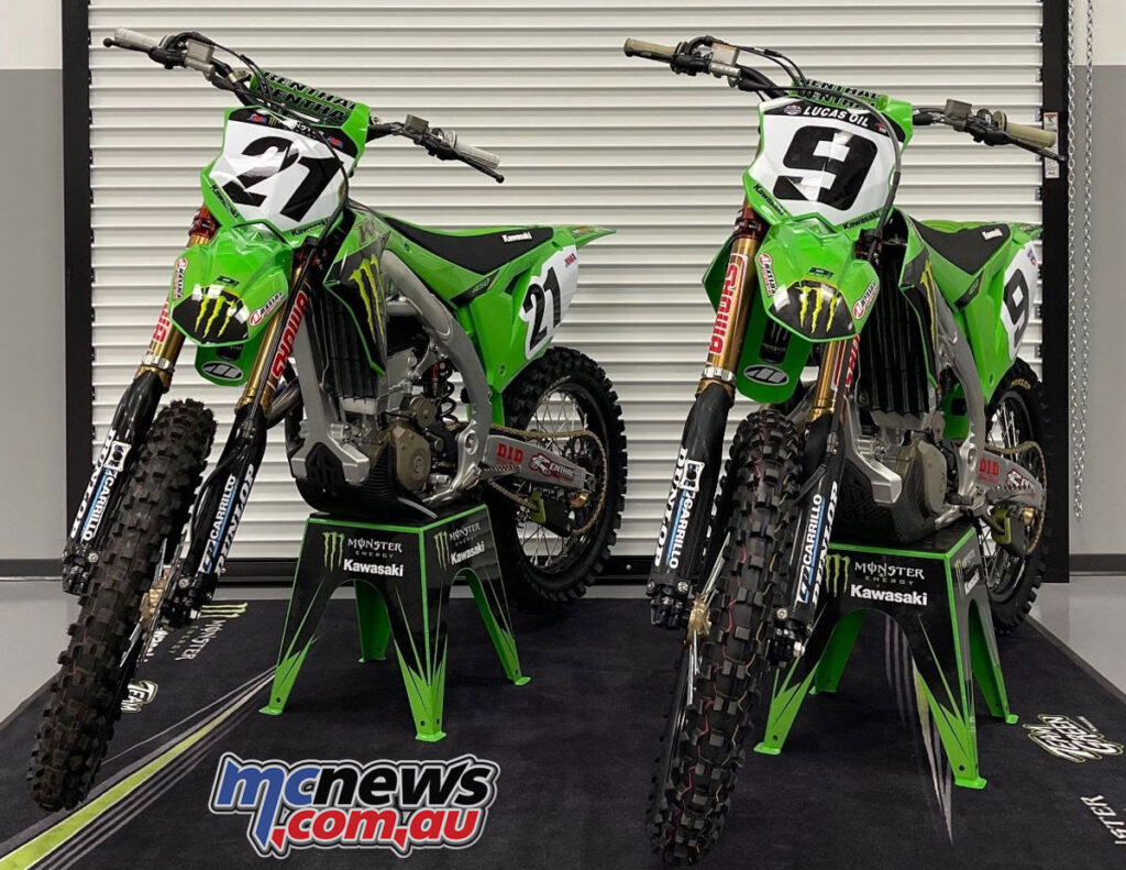 Monster Energy Kawasaki to run Anderson and Cianciarulo in 2022