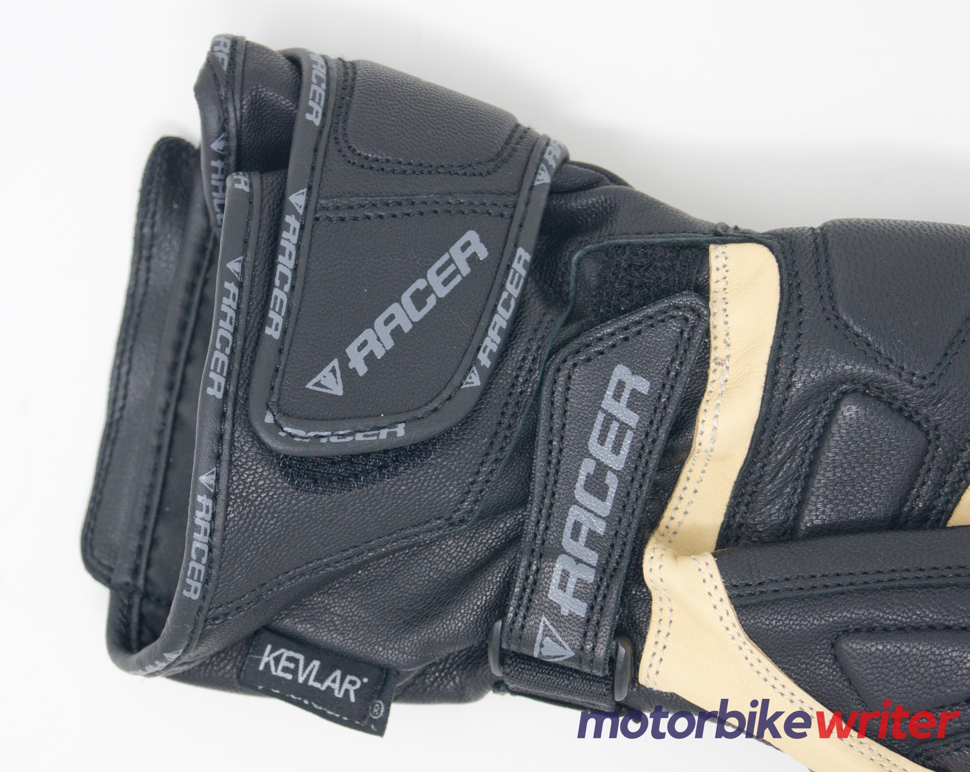 Close-up of wrist on Racer Multitop 2 Waterproof Gloves