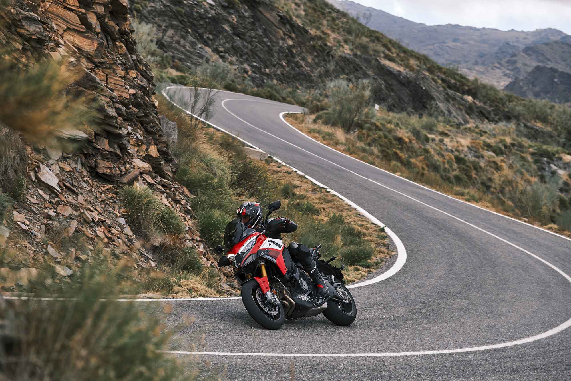 Brembo braking components borrowed from the Panigale ensure you’re ready for any turn.