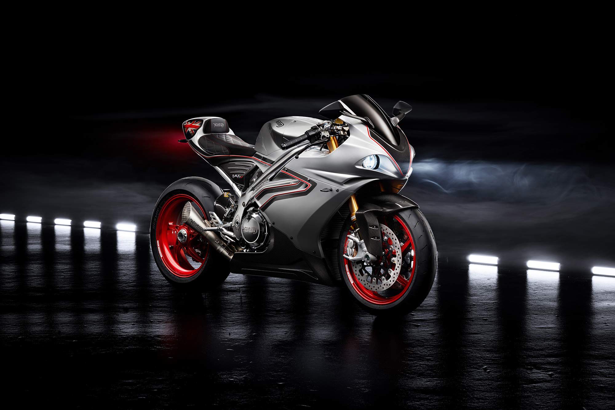 Norton is proclaiming the forthcoming V4SV to be “the most luxurious British superbike ever created.”
