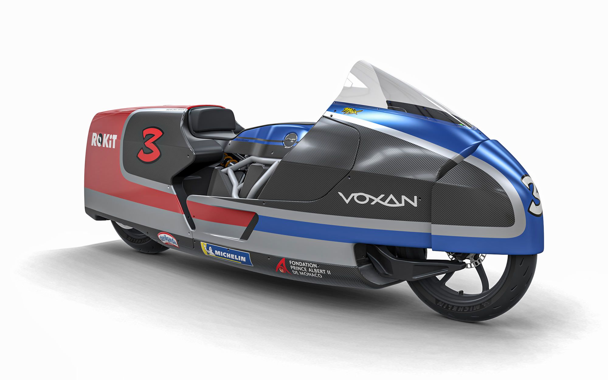 Shown in partially faired form, the Voxan Wattman set an ebike world record of 254 mph.