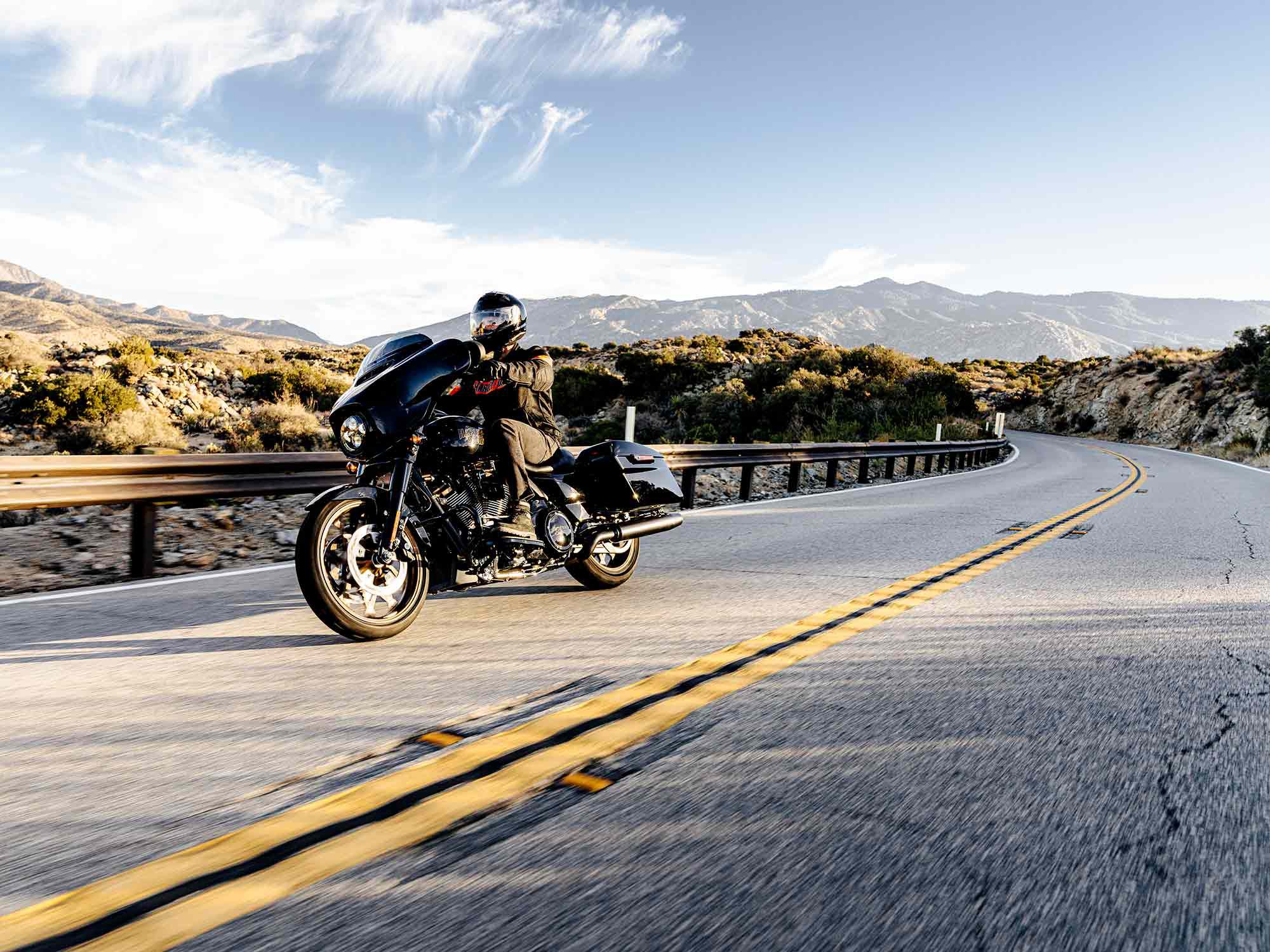 The Street Glide ST packs the largest factory-installed engine Harley provides.