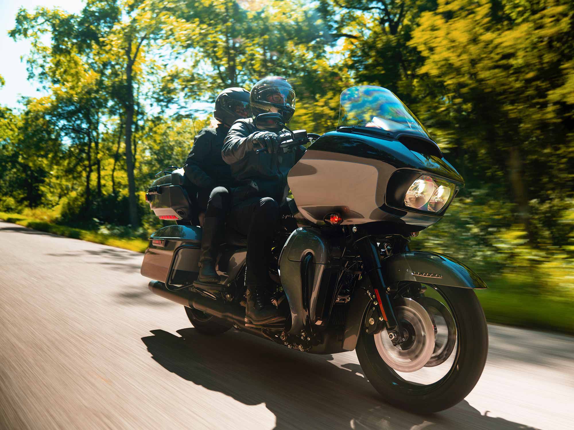 The Harley-Davidson Road Glide Limited is one of its best two-up options in its line.