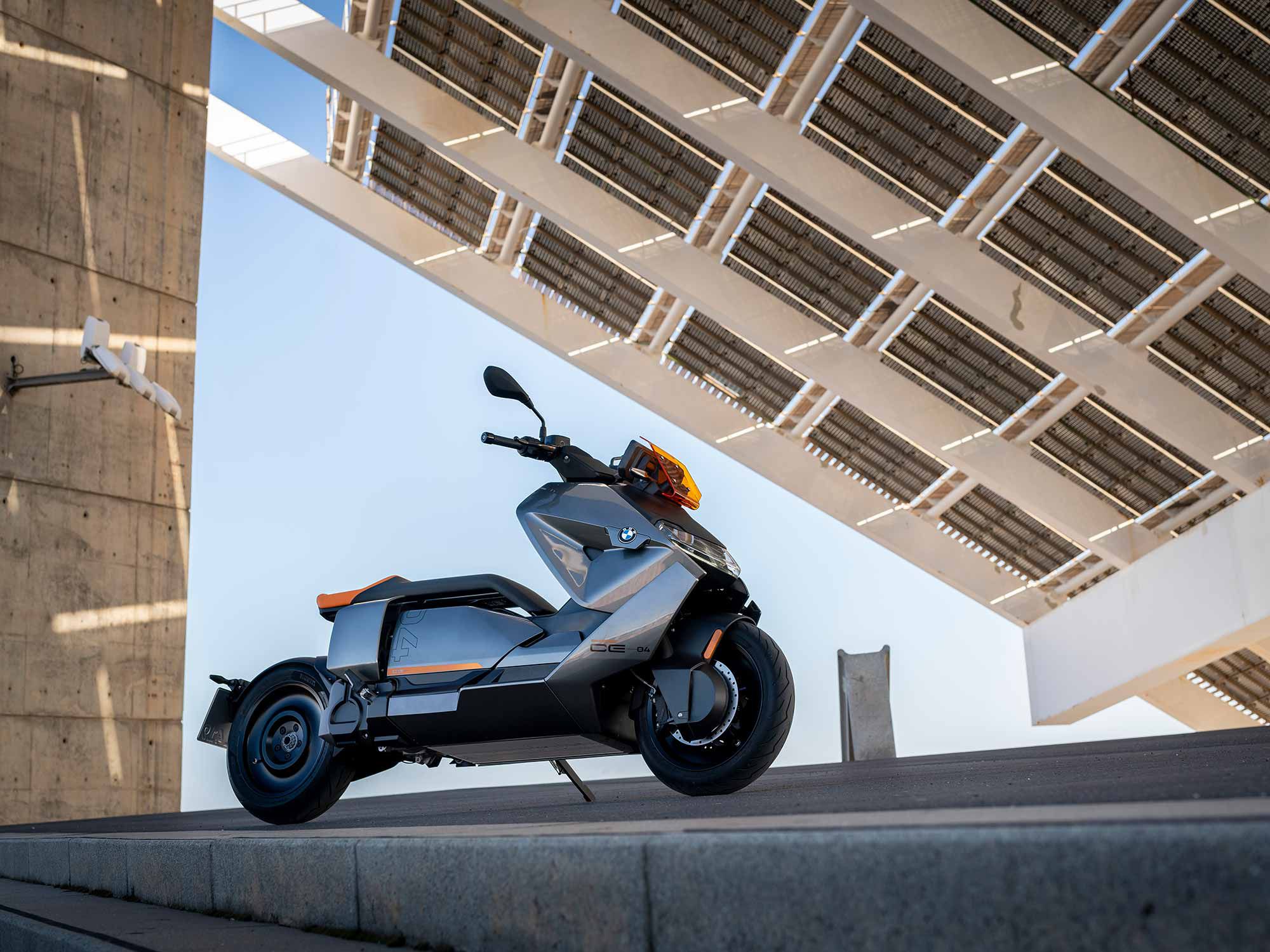 Using BMW car technology, this stunning A2 electric scooter is all new for 2022, boasting a 75 mph top speed, 0–50 kph (31 mph) in 2.6 seconds.