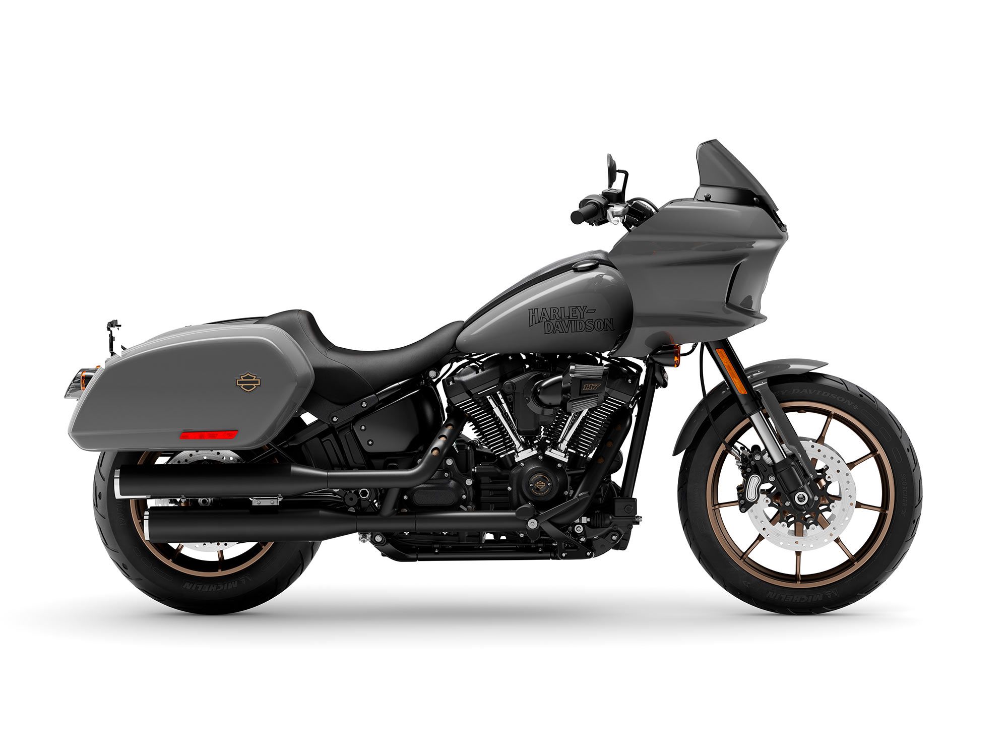2022 Harley-Davidson Low Rider ST in Gunship Gray.