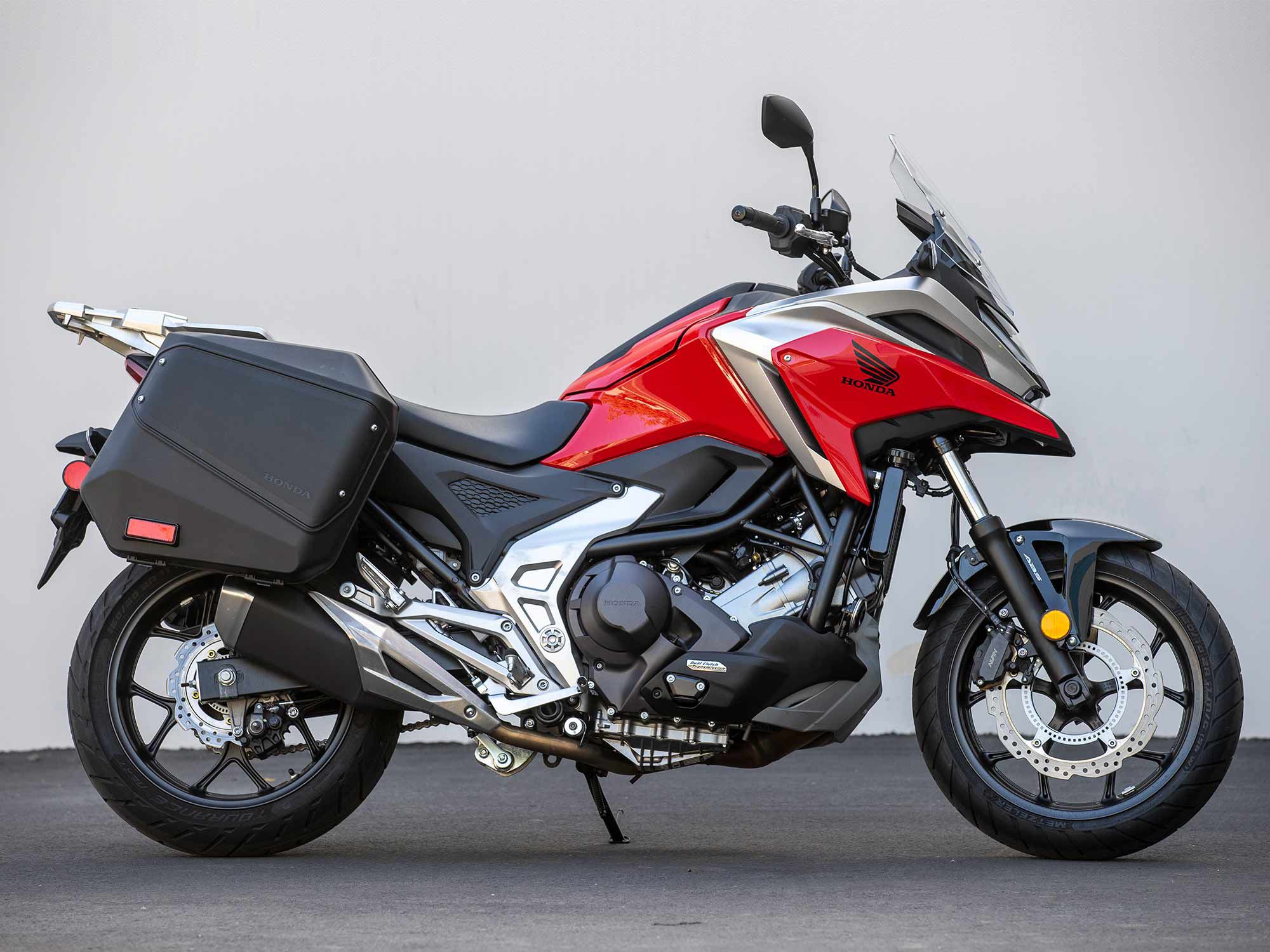 Honda’s NC750X takes fuel efficiency seriously as part of its “New Concept” DNA.