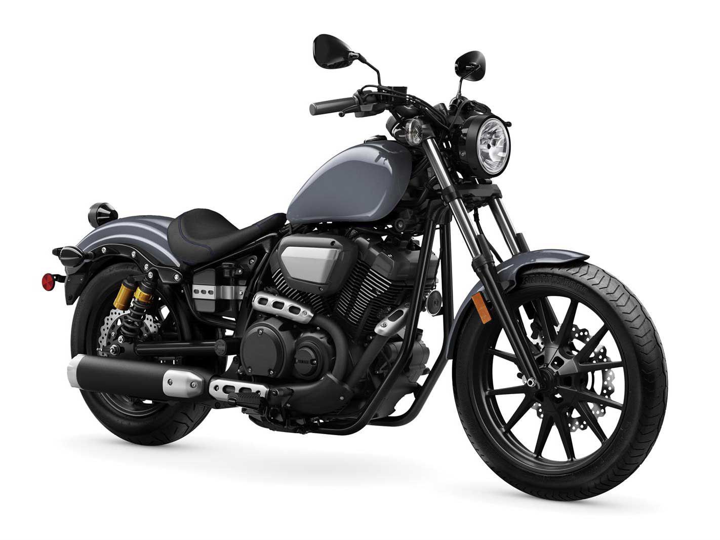 This cruiser is a light drinker—the Yamaha Bolt tops the 750–1,000cc Cruiser MPG category.