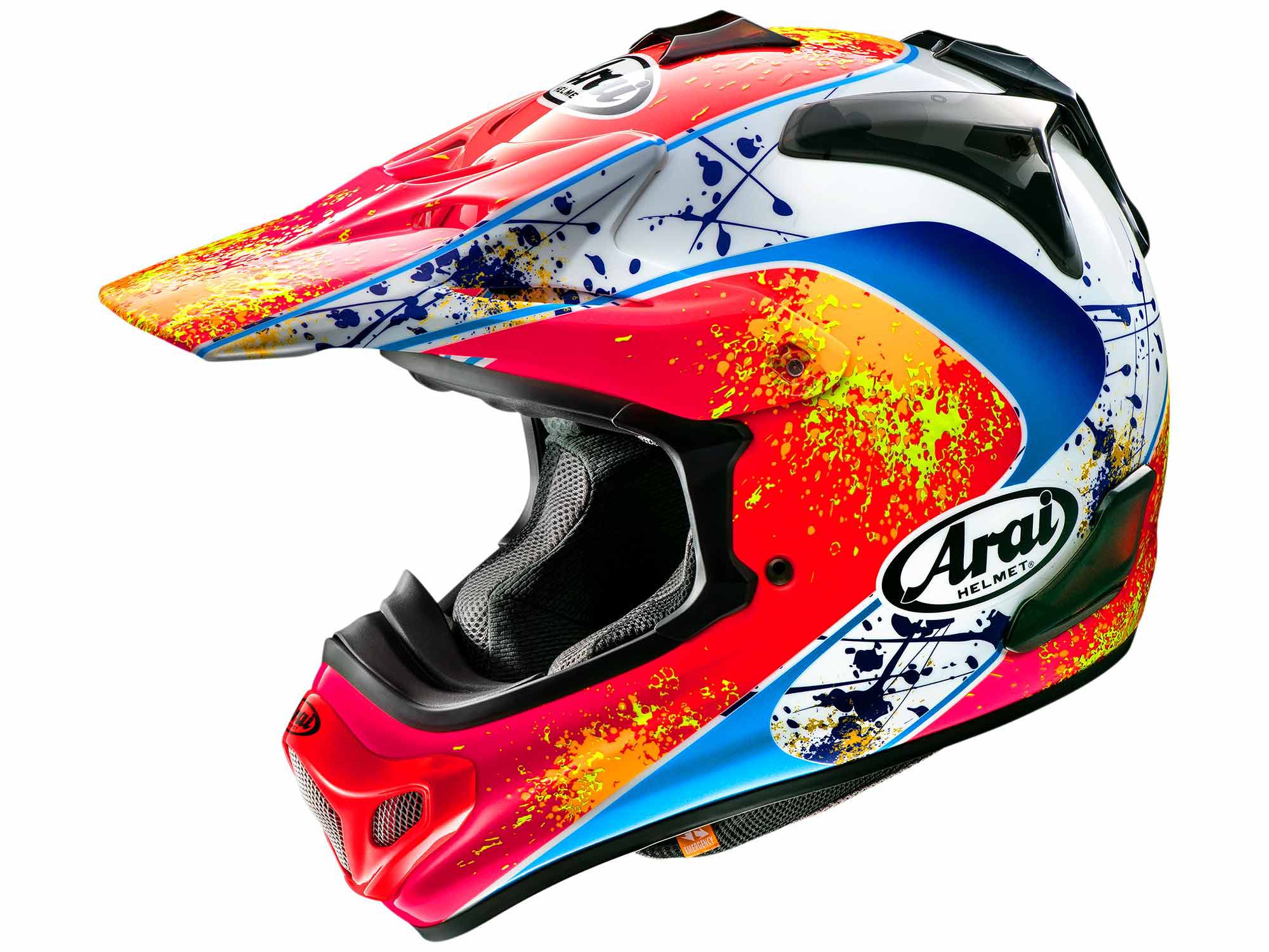 The Arai VX-Pro4 is a top-of-the-line off-road helmet your dad will love.