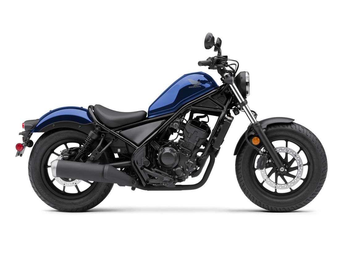 The Honda Rebel 300 is a beginner bike that provides riders with everything it takes to develop their skills. More than perhaps any other bike, this Honda gives riders their wings.