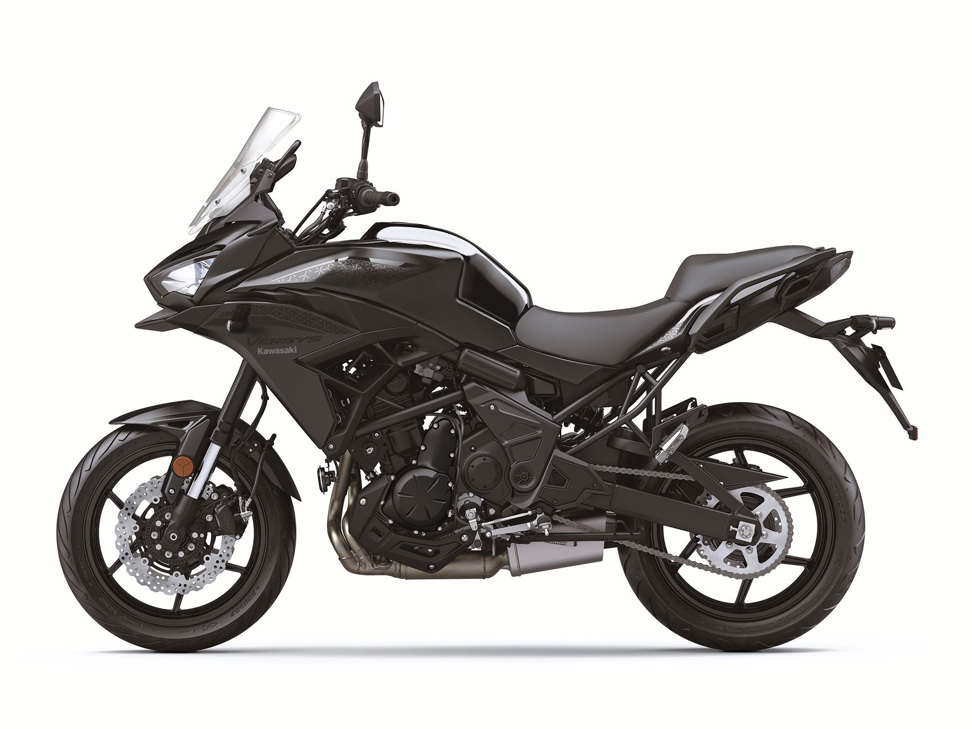 The Versys’ compact 649cc parallel twin has a linear power curve leading up to its peak 60 hp.