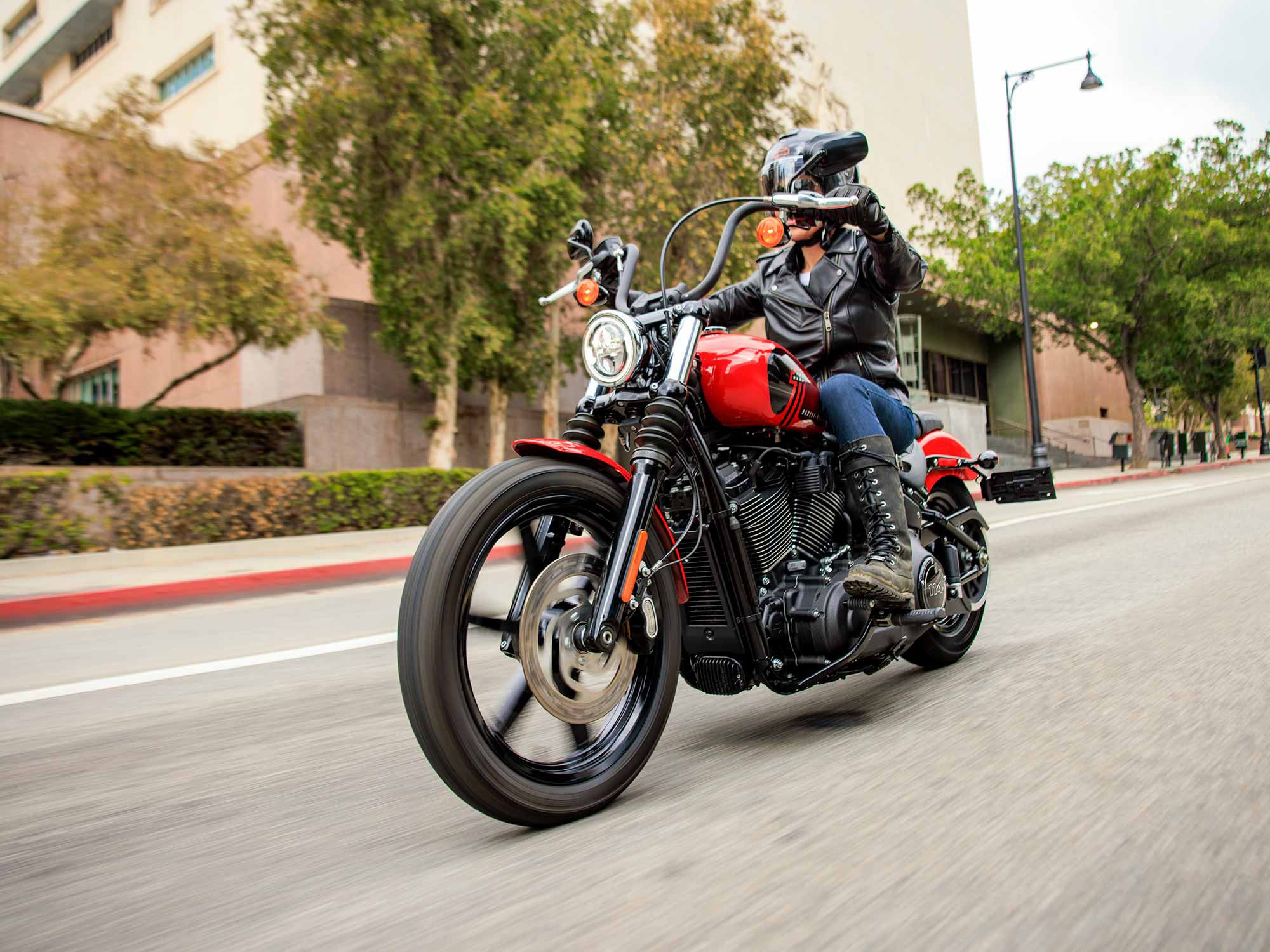 The Street Bob 114 is a blank canvas for customizing.