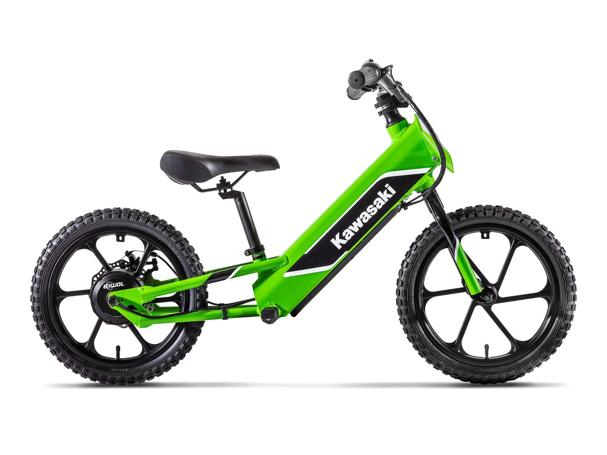 To accommodate the varying heights of the Elektrode’s target audience, the seat has more than 4 inches of adjustability. Its common seat post size of 27.2 millimeters makes it easily swappable with taller seats.