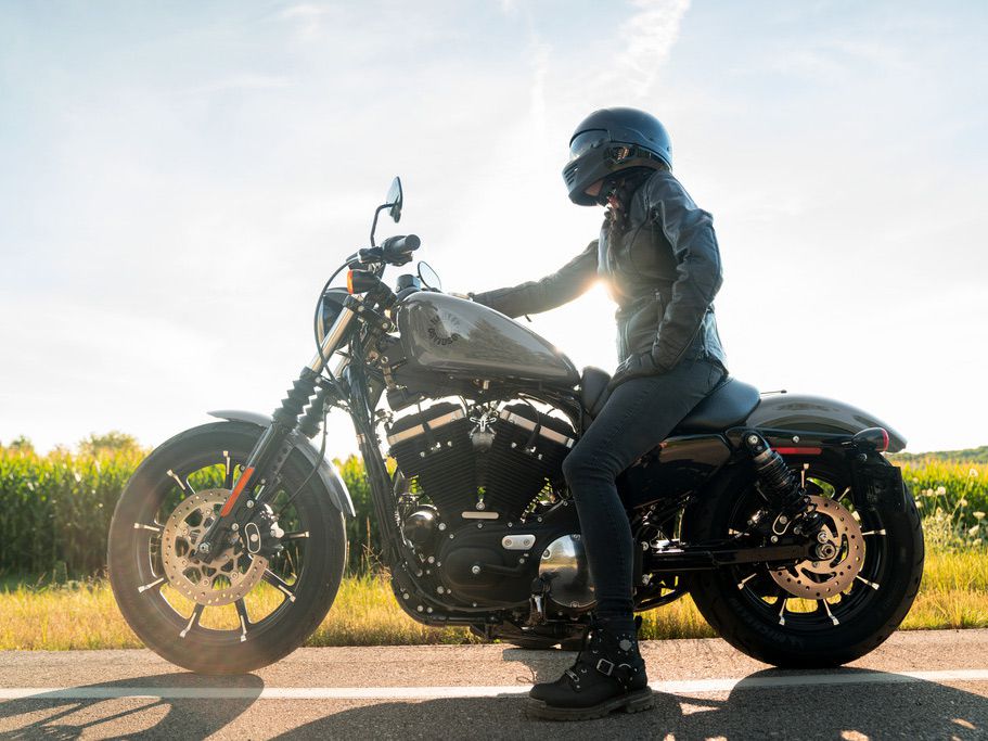 The Iron 883 is a raw, bare-bones Harley with an iconic look that’s ready for individual personalization.