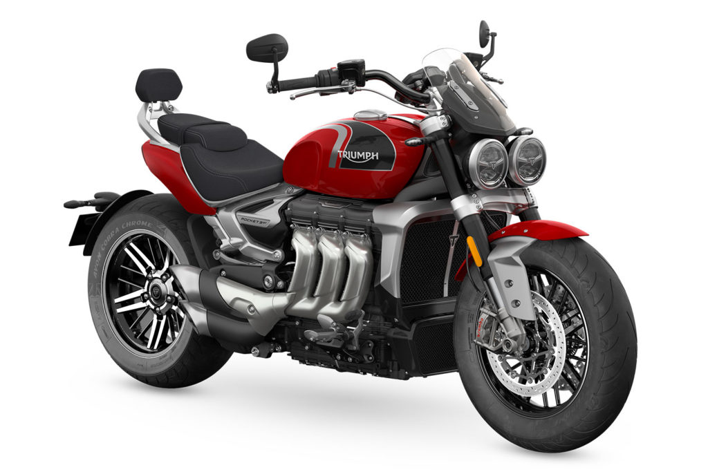 2023 Triumph Rocket 3 GT in Sapphire Black and Carnival Red