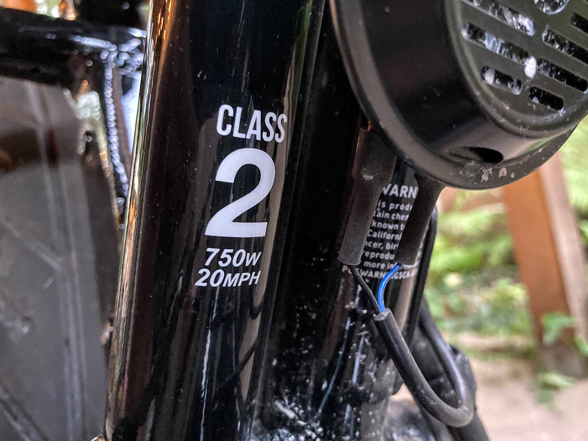 The Brooklyn comes preprogrammed as Class 2 ebike, but skip a class to graduate to Class 3.