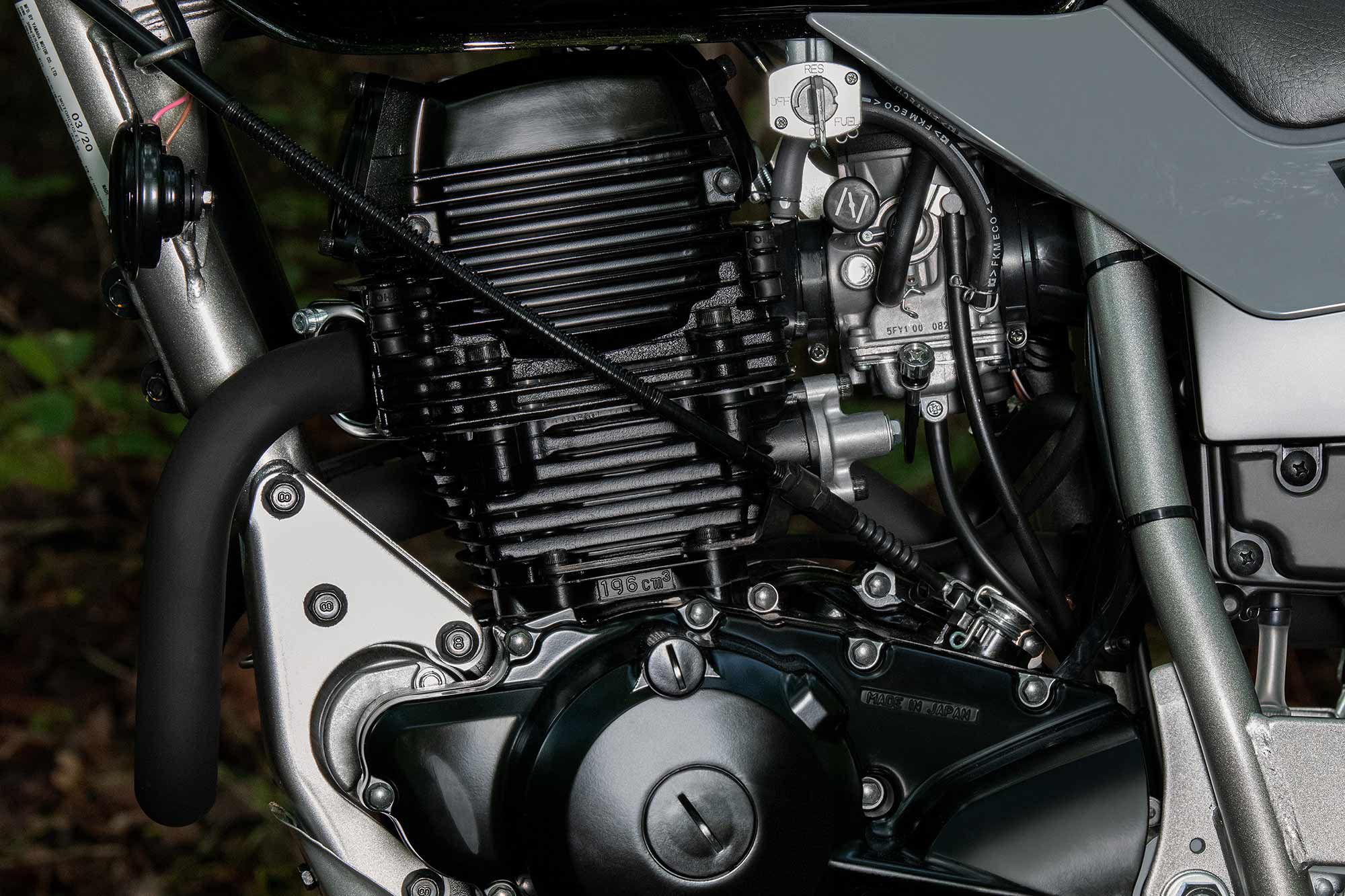 For those looking for fuel injection, your best bet is to look at Yamaha’s other dual sport, the XT250. The TW200’s engine has a Mikuni carb.