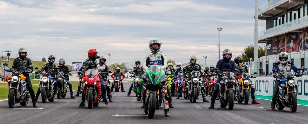 Energica owners experiencing the track on their electric machines. Media sourced from Energica Motor Company.